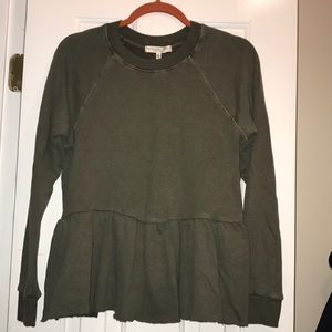 Olive sweater shirt